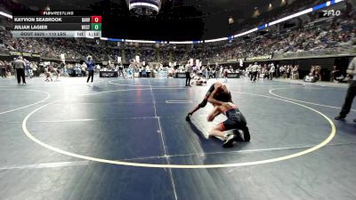 110 lbs Consy 3 - Kayvion Seabrook, Danville vs Julian LaGier, West Scranton