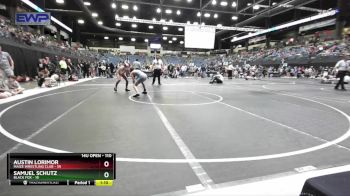 110 lbs Quarterfinal - Samuel Schutz, Black Fox vs Austin Lorimor, Maize Wrestling Club