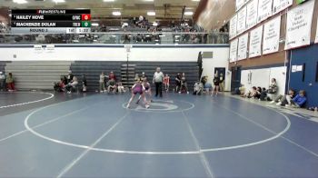 100 lbs Round 3 - Hailey Hove, Garden Valley Wrestling Club vs Mackenzie Dolan, Team Real Life Wrestling