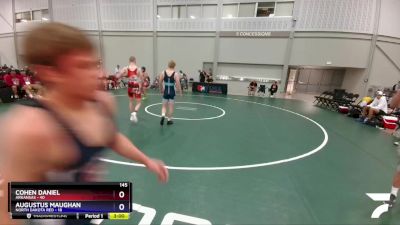 145 lbs Placement Matches (8 Team) - Cohen Daniel, Arkansas vs Augustus Maughan, North Dakota Red