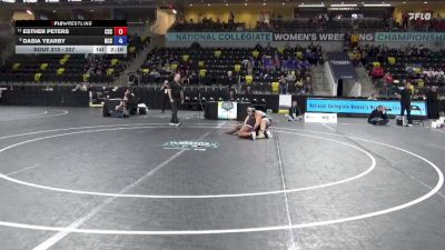 207 lbs Champ. Round 2 - Esther Peters, Chadron vs Dasia Yearby, North Central College