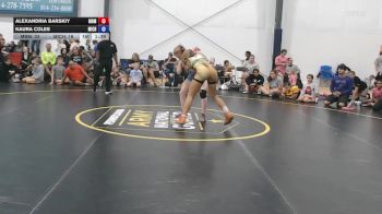 53 lbs Semifinal - Alexandria Barskiy, Ohio Goons - W vs Kaura Coles, Michigan Wrestling Academy - W