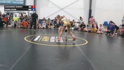 53 lbs Semifinal - Alexandria Barskiy, Ohio Goons - W vs Kaura Coles, Michigan Wrestling Academy - W