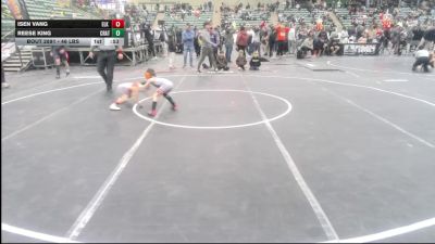 46 lbs Final - Isen Vang, Elk Grove Wr Ac vs Reese King, Crater Mat Club