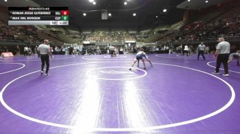 152 lbs Semifinal - Roman Jesse Gutierrez, Bullard vs Max Del Bosque, Clovis North
