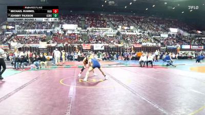 A - 144 lbs Champ. Round 1 - Michael Rummel, Frenchtown vs Johnny Paxson, Custer Co. (Miles City)