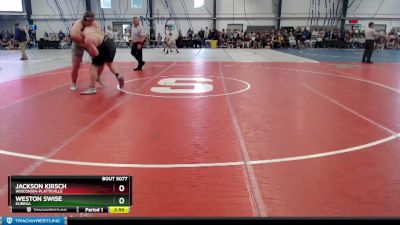 Silver 285 lbs Cons. Round 2 - Weston Swise, Eureka vs Jackson Kirsch, Wisconsin-Platteville