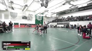 170 lbs Quarterfinal - Iris Rivas, La Canada vs Alison Ochoa, Ontario