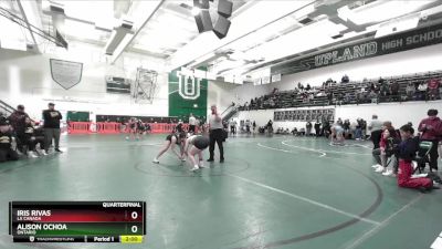 170 lbs Quarterfinal - Iris Rivas, La Canada vs Alison Ochoa, Ontario