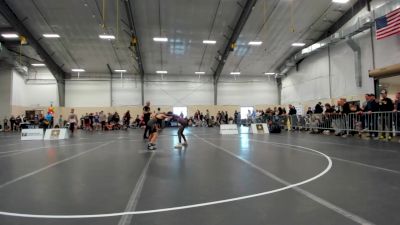 90 lbs Semifinal - John Mensah II, Askren Wrestling Academy vs Nicholas Ortega, Izzy Style Wrestling