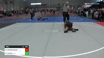 74 lbs Semifinal - William Shallenberger, FL/Shield vs Raymond Causey, American Dream WC