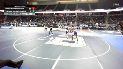 138 lbs Champ. Round 1 - Talulah Williams-Johnson, East Rochester-5 vs Elizabeth Boughton, Midlakes-5