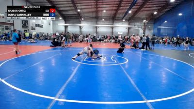 135 lbs Rr Rnd 2 - Julissa Ortiz, Elite Aqua - HSG vs Olivia Cannalley, Mat Assassins - HSG