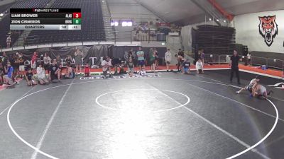 77 lbs Quarters - Liam Brower, Alaska vs Zion Cisneros, Oregon