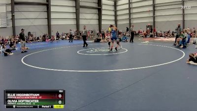 152 lbs Semis - R1 Wb - Olivia Hoftrichter, Midwest Assasins Blue vs Ellie Higginbotham, Missouri Battle Gear Purple