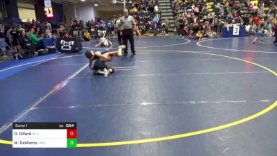 84 lbs Consy 1 - Dante Dillard, PV Grizzlies vs Mario DeMarco, Lake Catholic WC