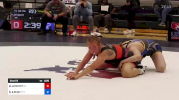 68 kg Consolation - Kaylynn Albrecht, Wildcat Elite vs Katerina Lange, Minnesota Storm