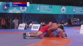 97 kg 1/8 Final - Asankadyr Zaiirbekov, Kyrgyzstan vs Andrej Rodin, Croatia