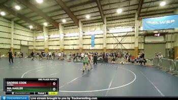 130 lbs 3rd Place Match - Nia Hagler, Utah vs Saoirse Cook, Alaska
