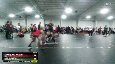 75 lbs Cons. Round 3 - Abel Benton, White Knoll Youth Wrestling vs Adam (Linc) Wilson, C2X