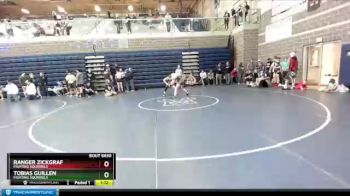 98 lbs 3rd Place Match - Tobias Guillen, Fighting Squirrels vs Ranger Zickgraf, Fighting Squirrels