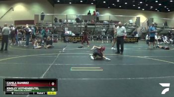 50 lbs Round 2 - Kinsley Kothenbeutel, Summit Wrestling Academy vs Camila Ramirez, Mat Demon