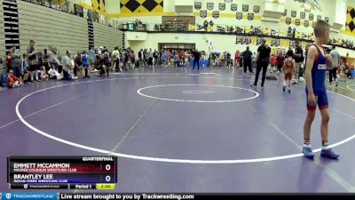 63 lbs Quarterfinal - Henry Riesen, The Fort Hammers Wrestling vs Mason Bruce, Bloomington South Wrestling Club