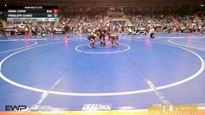 Rr Rnd 1 - Emma Luper, Wyandotte Youth Wrestling vs Penelope Gamez, Grindhouse