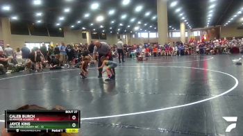 65 lbs Placement (16 Team) - Caleb Burch, Gladiator Academy vs Jayce King, Williamson County WC