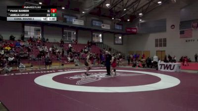 145 lbs Cons. Round 2 - Amelia Lucas, Simon Fraser University vs Paige Barber, William Jewell College