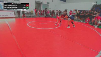 120 lbs Cons. Round 2 - Isabel Martinez, Victor Valley High School vs Allison Jamaica, Santa Ana