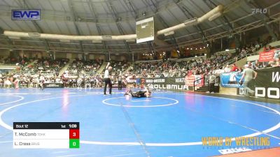 100 lbs Round Of 32 - Tyson McComb, Team Of Hard Knox vs Layten Cross, Brushy Wrestling Club