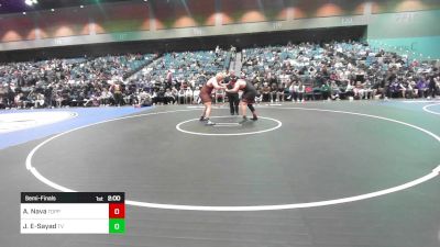 285 lbs Semifinal - Anthony Nava, Toppenish vs Justice El-Sayad, Temecula Valley