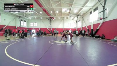 149 lbs Cons. Round 2 - Miguel Moreno, Mt San Antonio Community College vs Ruben Ortiz, Mt San Antonio Community College