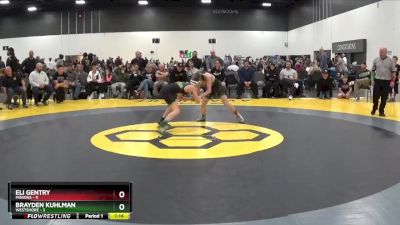 95 lbs Quarterfinals (8 Team) - Brayden Kuhlman, Westshore vs Eli Gentry, Minions