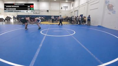 219 lbs Champ. Round 2 - Josiah Rosales, Gonzales vs Ian Dequine, Benicia