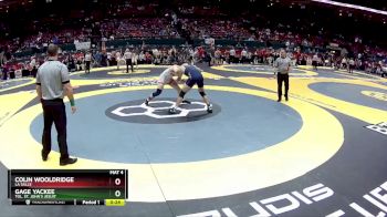 D1-190 lbs 5th Place Match - Gage Yackee, Tol. St. John`s Jesuit vs Colin Wooldridge, La Salle