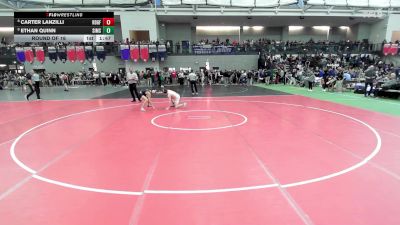 113 lbs Round Of 16 - Carter Lanzilli, Ridgefield vs Ethan Quinn, Simsbury