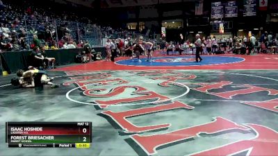 6A-106 lbs Cons. Semi - Forest Briesacher, Marist School vs Isaac Hoshide, Lassiter H.S.