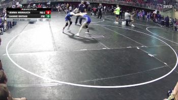 107 lbs Cons. Round 3 - Jemma Weirauch, Plattsmouth Wrestling Club - Girls vs Dannie Britain, Junior Titans Wrestling Club