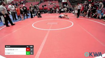 64 lbs Rr Rnd 3 - Graham Sandoval, Cowboy Elite vs Kasen Karl, Untouchables 14U