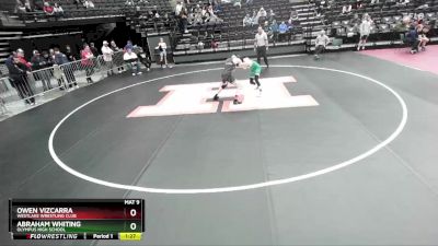 116 lbs Quarterfinal - Abraham Whiting, Olympus High School vs Owen Vizcarra, Westlake Wrestling Club