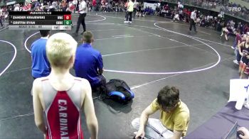 65 lbs Quarterfinal - Zander Krajewski, Waverly Wrestling Club vs Griffin Ryan, Kearney MatCats Wrestling Club