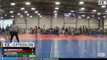 105 lbs Round 5 (6 Team) - Dalton Weber, Dynasty Death Row vs Wil Oberbroeckling, Iowa Black