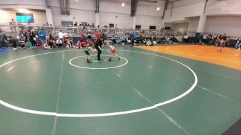 46 lbs Cons. Round 2 - Vander Ruggles, Dragon Youth Wrestling vs Jaycen Meredith, Wesley Club Wrestling