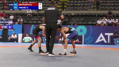 51 kg 1/2 Final - Danael Abdykassym, Kazakhstan vs Samuel Sanchez, United States
