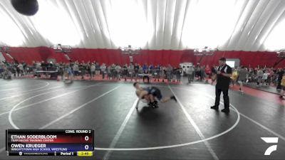 160 lbs Cons. Round 2 - Ethan Soderbloom, Team Nazar Training Center vs Owen Krueger, Wrightstown High School Wrestling