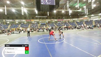 138 lbs Consolation - Gage Chelewski, Colorado Outlaws vs Tristan Gauvin, Bear Cave WC