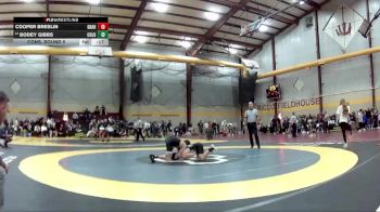 113 lbs Cons. Round 5 - Bodey Gibbs, Columbia vs Cooper Breslin, Graham