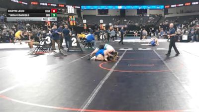 190 lbs Round Of 16 - Daryn Leon, Brawley (SD) vs Noah Daniels, Sheldon (SJ)